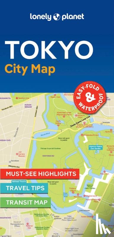 Lonely Planet - Lonely Planet Tokyo City Map