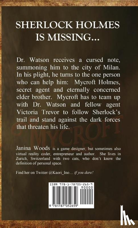 Woods, Janina - Mycroft Holmes and the Adventure of the Desert Wind
