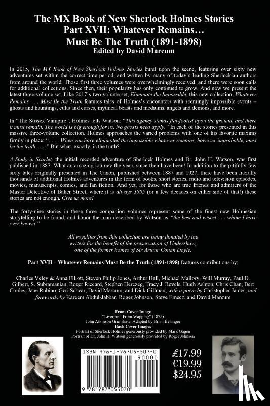  - The MX Book of New Sherlock Holmes Stories Part XVII