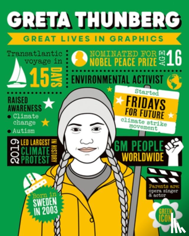 Button Books - Great Lives in Graphics: Greta Thunberg