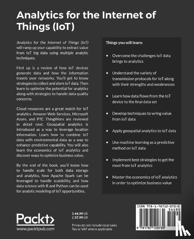 Minteer, Andrew - Analytics for the Internet of Things (IoT)