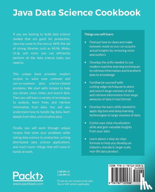 Shams, Rushdi - Java Data Science Cookbook