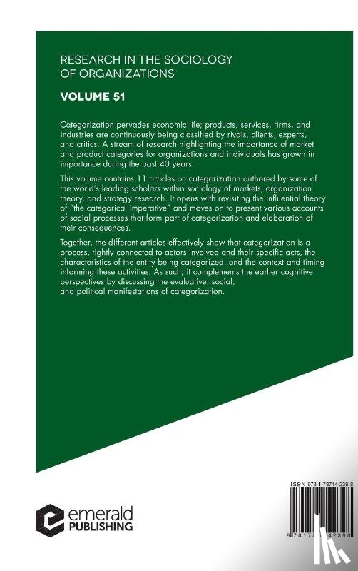  - From Categories to Categorization
