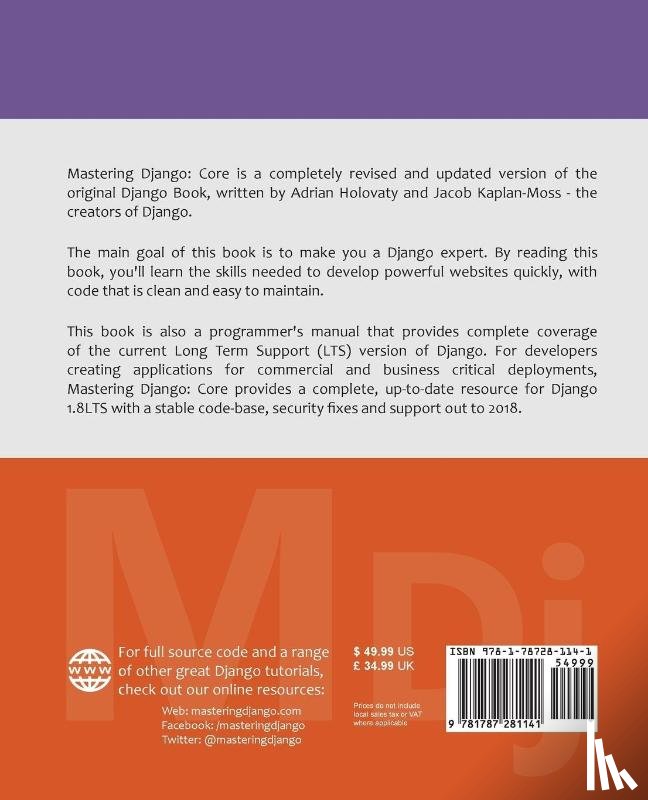 George, Nigel - Mastering Django: Core