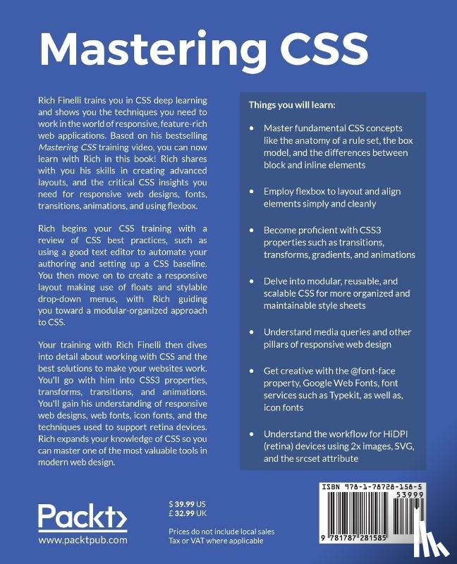 Finelli, Rich - Mastering CSS