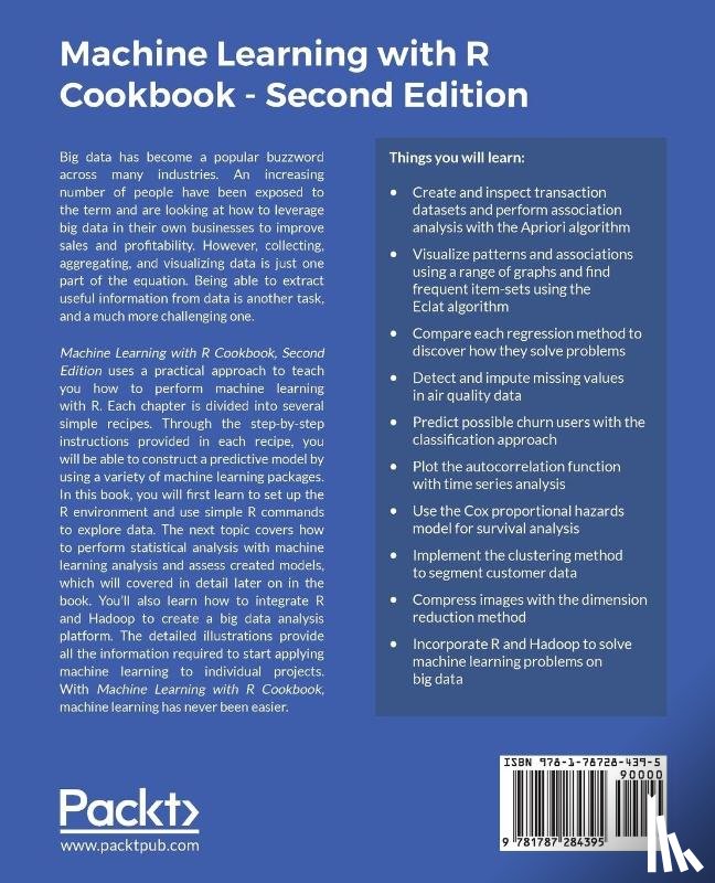 Bhatia, AshishSingh, Chiu), Yu-Wei - Machine Learning with R Cookbook -