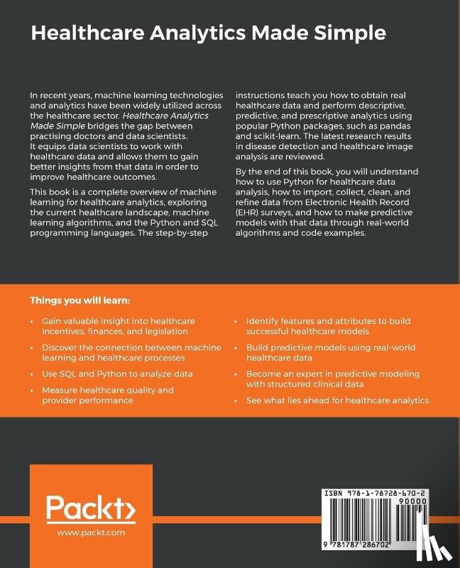 Kumar, Vikas (Vik) - Healthcare Analytics Made Simple