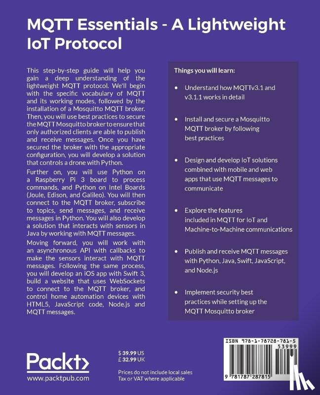 Hillar, Gaston C. - MQTT Essentials - A Lightweight IoT Protocol