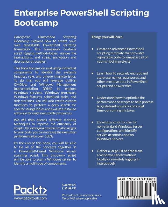 Blawat, Brenton J.W. - Enterprise PowerShell Scripting Bootcamp
