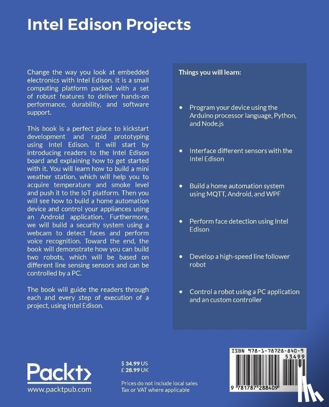 Basu, Avirup - Intel Edison Projects