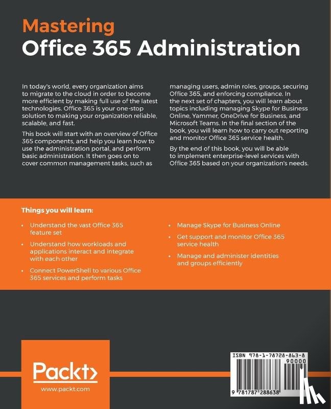 Carpe, Thomas, Carter, Nikkia, Rogers, Alara - Mastering Office 365 Administration