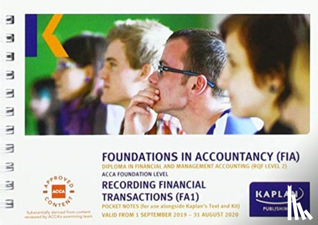 KAPLAN PUBLISHING - RECORDING FINANCIAL TRANSACTIONS - POCKET NOTES