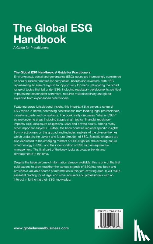 Davies, Paul - The Global ESG Handbook