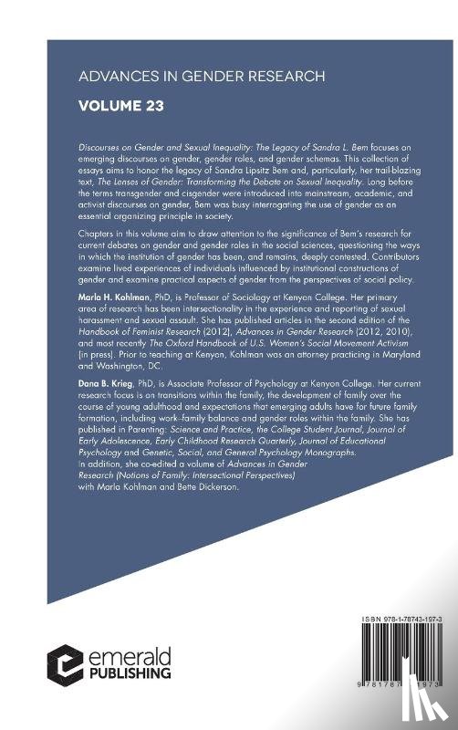  - Discourses on Gender and Sexual Inequality