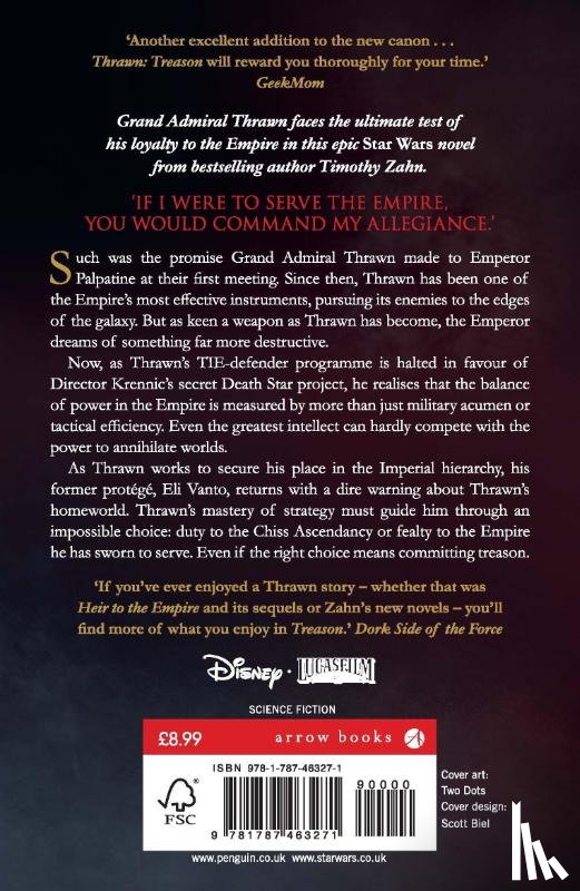 Zahn, Timothy - Star Wars: Thrawn: Treason (Book 3)