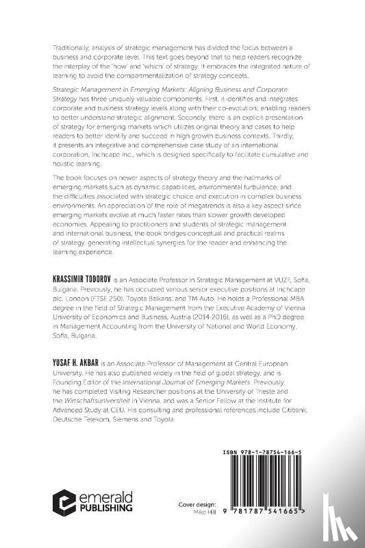 Todorov, Krassimir (FCC Environment, Akbar, Yusaf H. (Central European University - Strategic Management in Emerging Markets