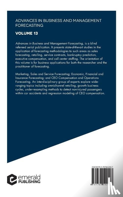  - Advances in Business and Management Forecasting