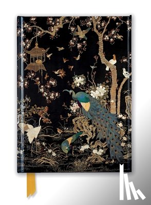 Flame Tree Studio - Ashmolean Museum: Embroidered Hanging with Peacock (Foiled Journal)