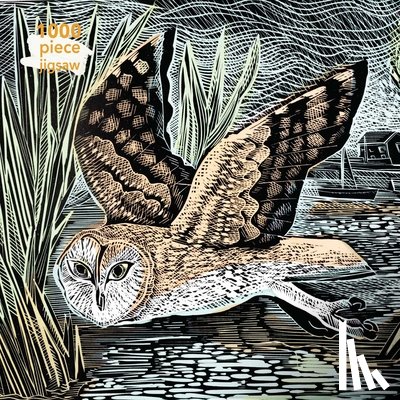 Flame Tree Studio - Adult Sustainable Jigsaw Puzzle Angela Harding: Marsh Owl