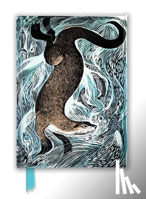 FLAME TREE STUDIO - Angela Harding: Fishing Otter (Foiled Journal)