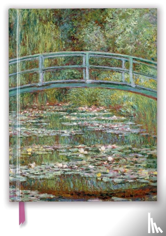 Flame Tree Studio - Claude Monet: Bridge over a Pond of Water Lilies (Blank Sketch Book)