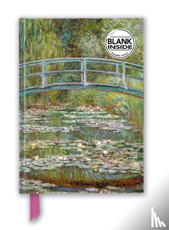 Flame Tree Studio - Claude Monet: Bridge over a Pond of Water Lilies (Foiled Blank Journal)