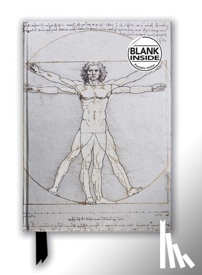 Flame Tree Studio - Leonardo da Vinci: Vitruvian Man (Foiled Blank Journal)