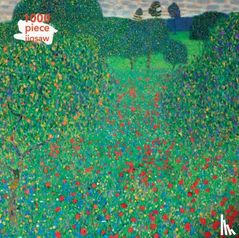 Flame Tree Studio - Adult Jigsaw Puzzle Gustav Klimt: Poppy Field