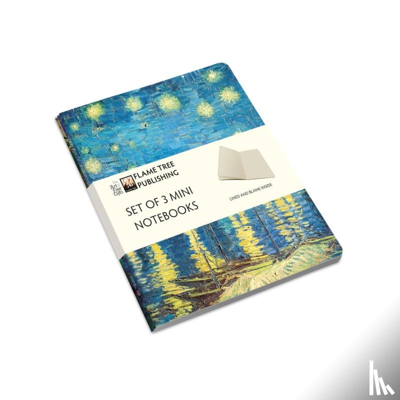 Flame Tree Studio - Vincent van Gogh Set of 3 Mini Notebooks