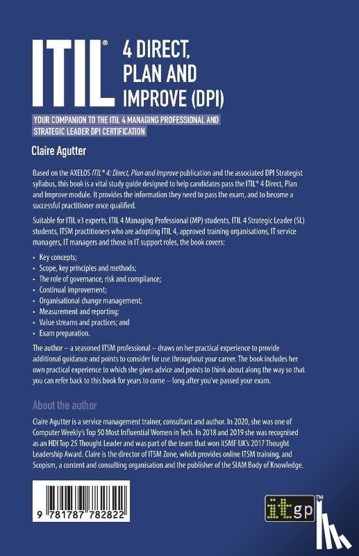 Agutter, Claire - ITIL(R) 4 Direct Plan and Improve (DPI)