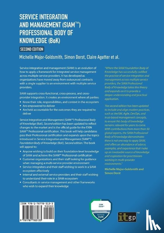 Agutter, Claire - Service Integration and Management (SIAM™) Professional Body of Knowledge (BoK)