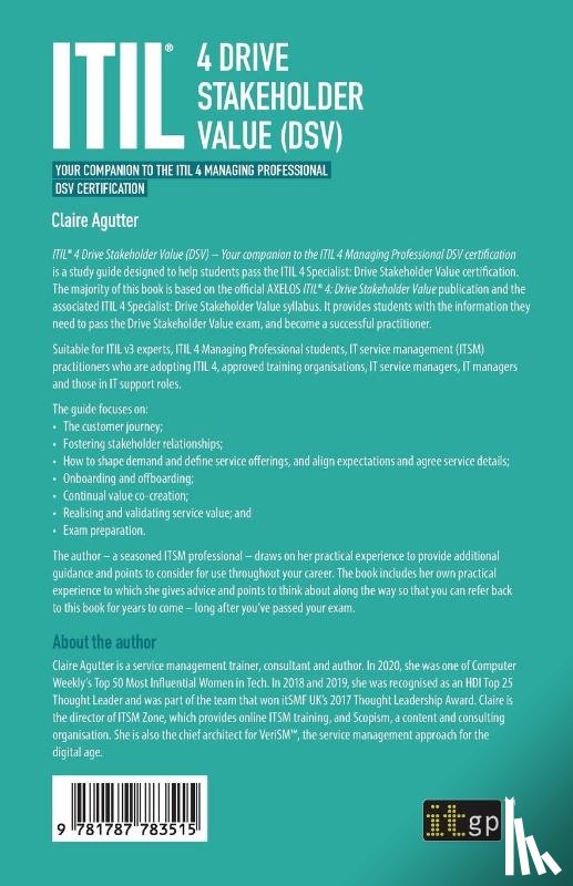 Agutter, Claire - ITIL(R) 4 Drive Stakeholder Value (DSV)