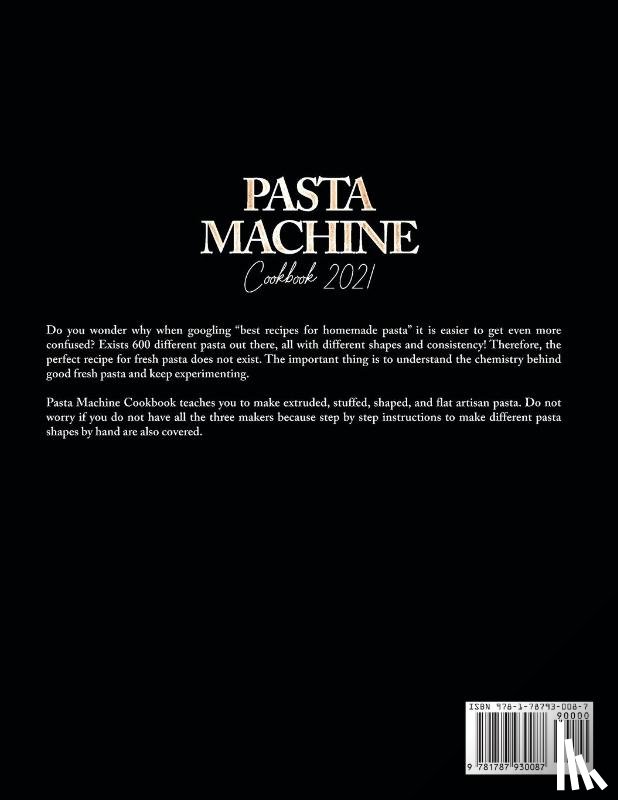 Victor Wise - PASTA MACHINE Cookbook
