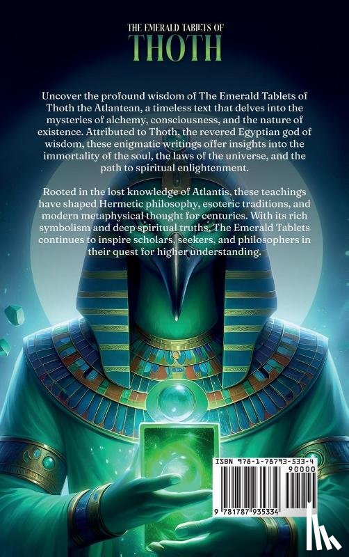 Trismegistus, Hermes - The Emerald Tablets of Toth The Atlantean