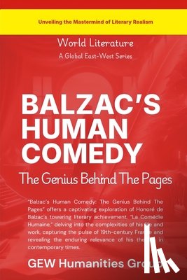 Gew Humanities Group - Balzac's Human Comedy