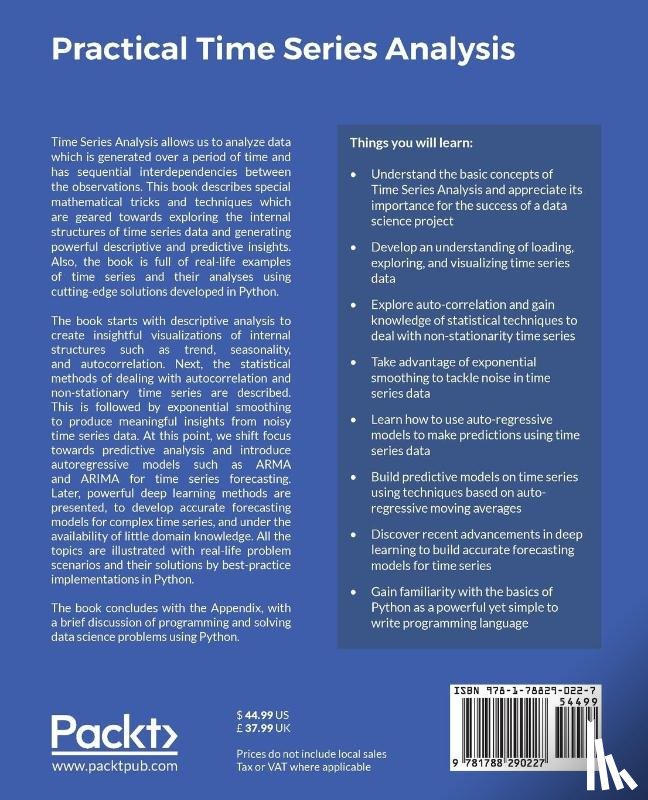 Pal, Dr. Avishek, Prakash, Dr. PKS - Practical Time Series Analysis