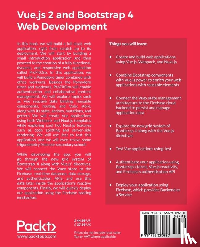 Filipova, Olga - Vue.js 2 and Bootstrap 4 Web Development
