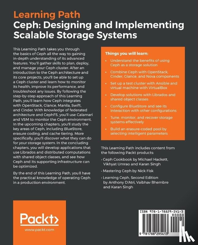 Hackett, Michael, Umrao, Vikhyat, Singh, Karan, Fisk, Nick - Ceph: Designing and Implementing Scalable Storage Systems