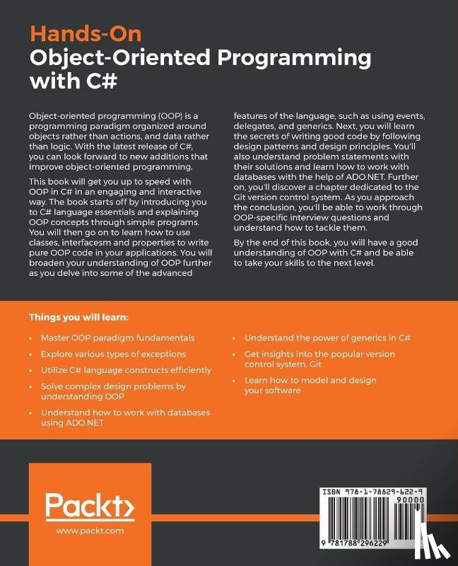 Taher, Raihan - Hands-On Object-Oriented Programming with C#
