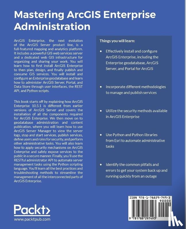 Cooper, Chad - Mastering ArcGIS Enterprise Administration