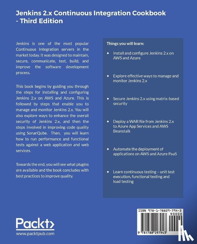 Soni, Mitesh, Berg, Alan Mark - Jenkins 2.x Continuous Integration Cookbook - Third Edition