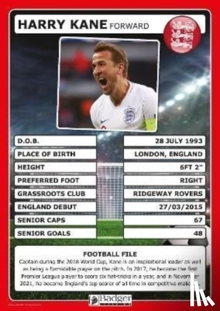 Badger Learning - England Football Superstars Poster Set