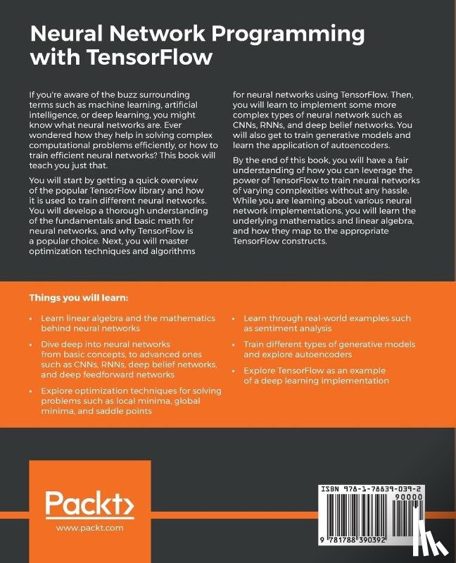 Ghotra, Manpreet Singh, Dua, Rajdeep - Neural Network Programming with TensorFlow