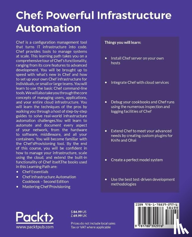 Ewart, John, Marschall, Matthias, Waud, Earl - Chef: Powerful Infrastructure Automation