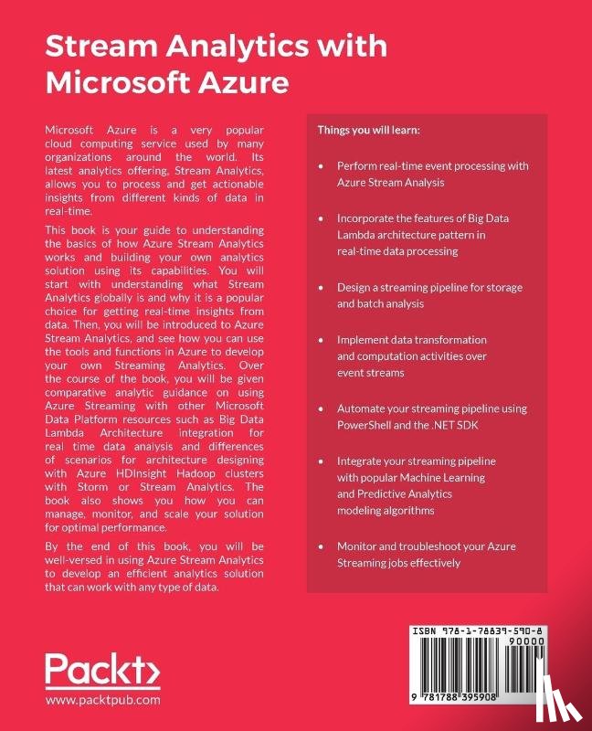 Basak, Anindita, Venkataraman, Krishna, Murphy, Ryan, Singh, Manpreet - Stream Analytics with Microsoft Azure
