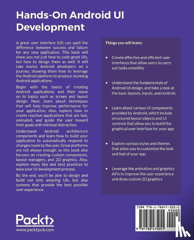 Morris, Jason - Hands-On Android UI Development