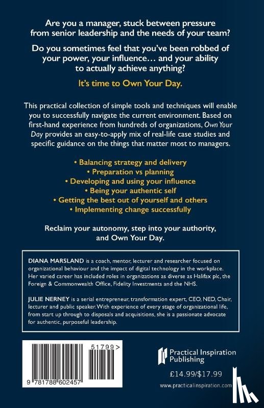 Marsland, Diana, Nerney, Julie - Own Your Day