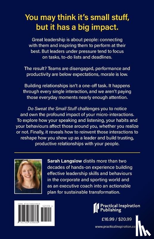 Langslow, Sarah - Do Sweat the Small Stuff