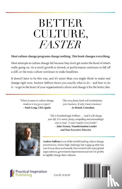 Saffron, Andrew - Better Culture, Faster