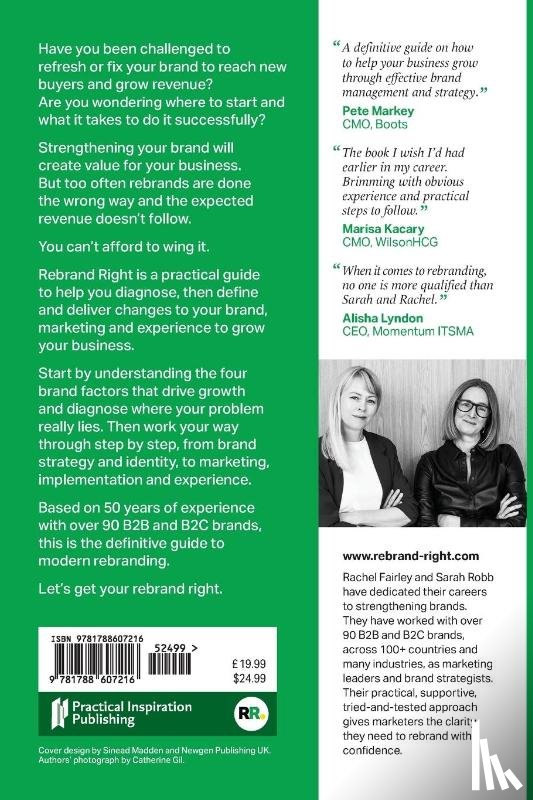 Fairley, Rachel, Robb, Sarah - Rebrand Right